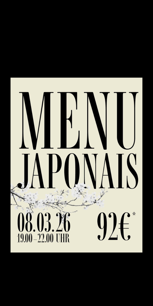 Menu Japonais