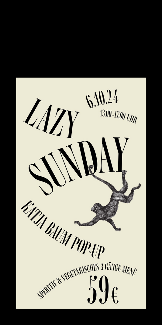 Ticket: "Lazy Sunday. Katja Baum Pop-Up"